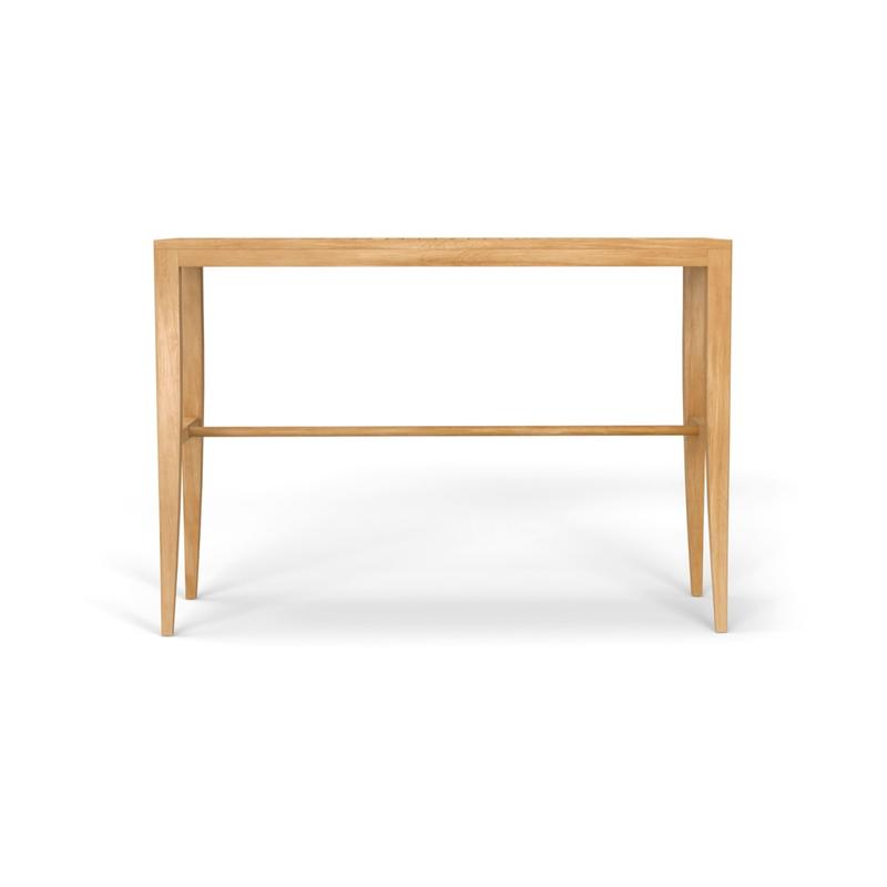 alt="5 ft Laguna Rectangular Teak Bar Table - Picture C"