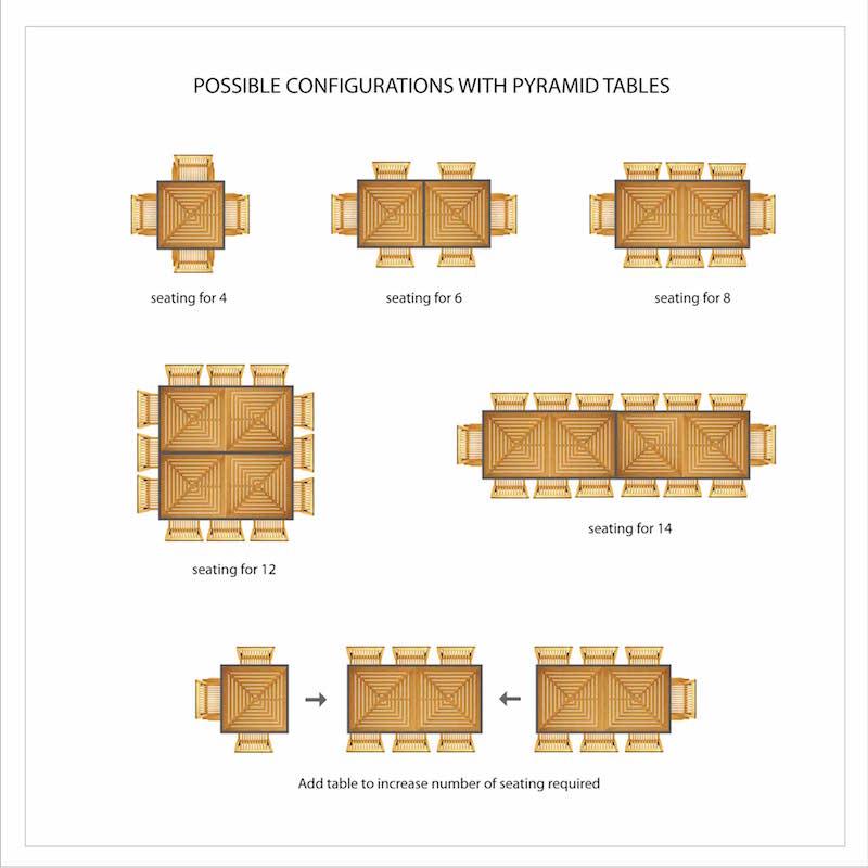 alt="9 pc Laguna Valencia Rectangular Dining Set - Picture L"