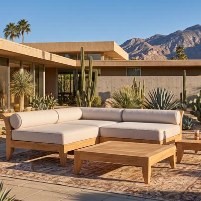 Aman Dais 5 pc Sectional