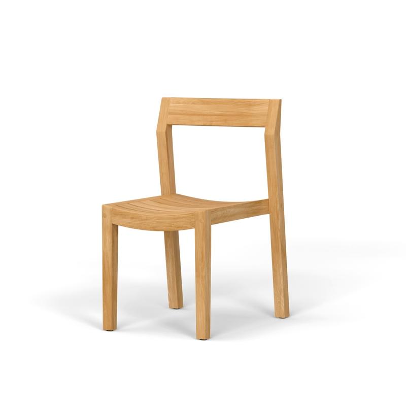 alt="Horizon Teak Side Chair - Picture C"