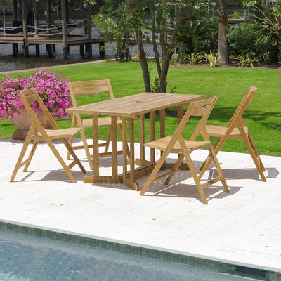 Surf Nevis Teak Dining Set for 4