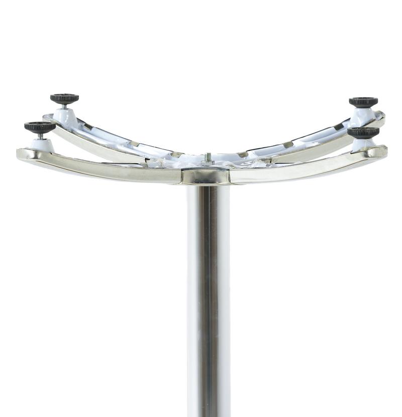 alt="stainless steel high table base"