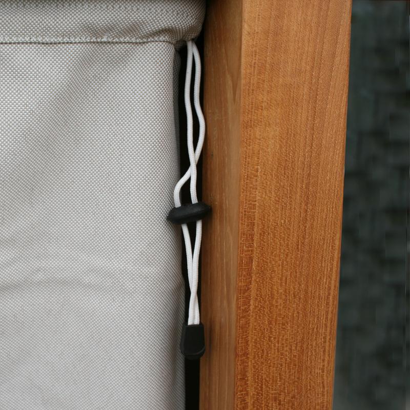 alt="78165CV Laundry Bag Retrofit for Teak Palazzo Series Receptacles closeup of drawstring cord "