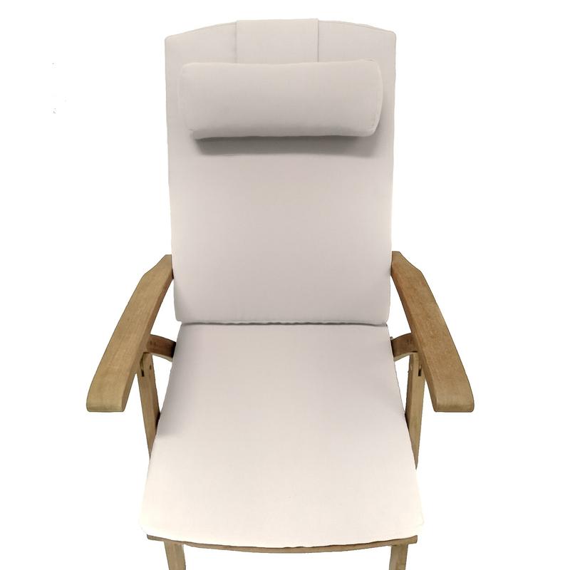 alt="image of 72569SBMTO canvas color seat and back cushion on a Barbuda Recliner"