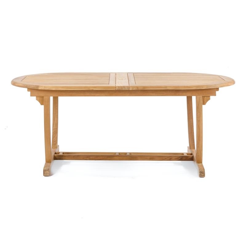 alt="15504 Montserrat Extension Table Side View closed position on white background"