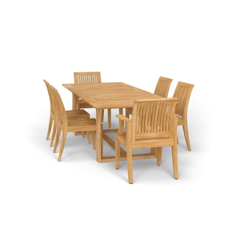 alt="7 pc Horizon Rectangular Dining Set - Picture D"