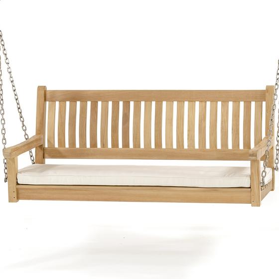 image of 73955MTO Swinging Bench canvas color Cushion on white background