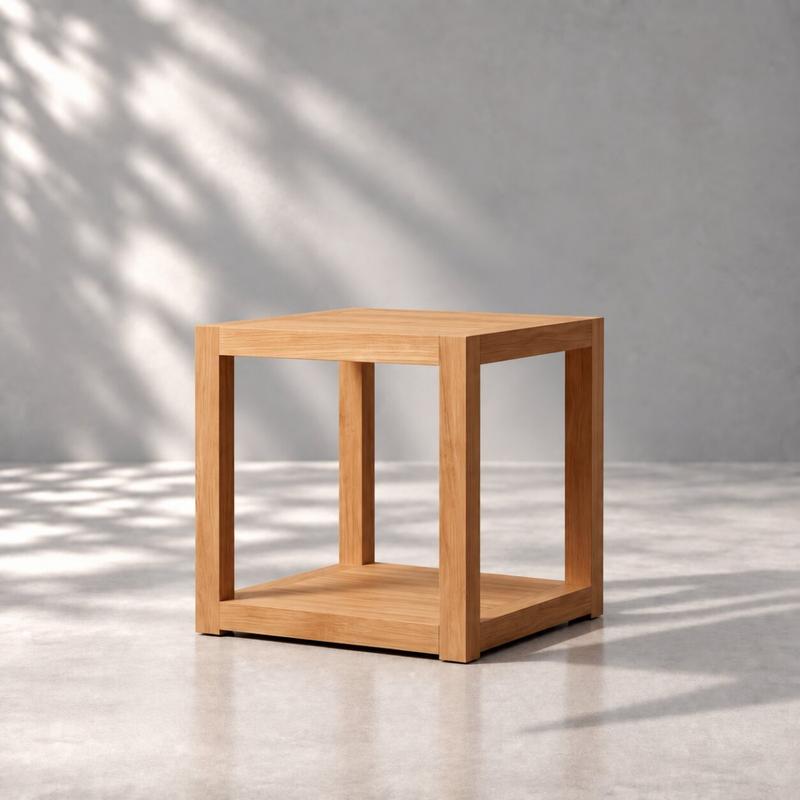 alt="Horizon Teak Side Table - Picture A"