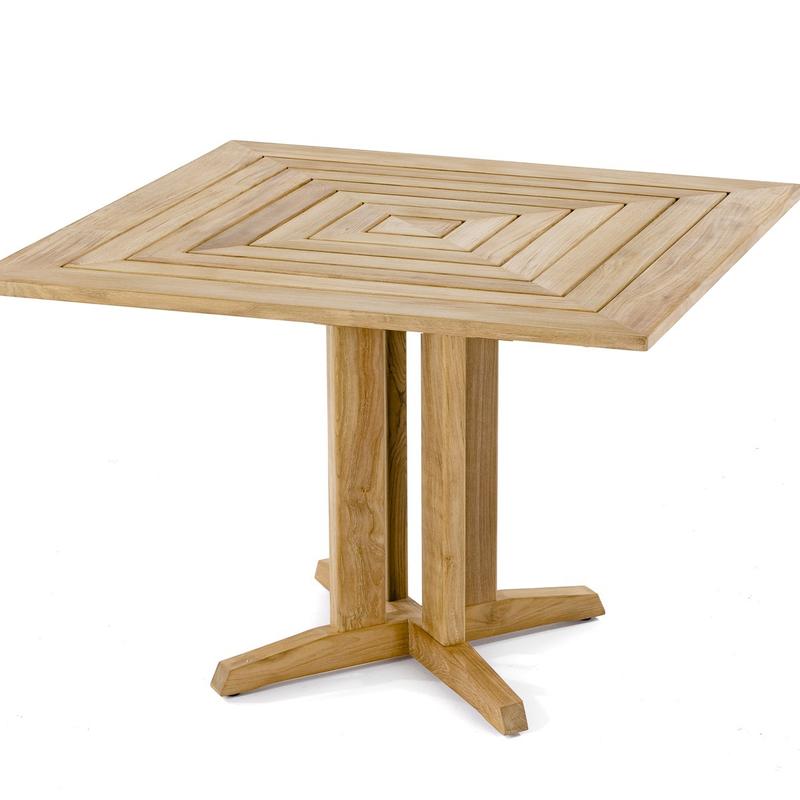 alt="15815A  Pyramid 36 inch Rectangular Table in angled corner view on white background"