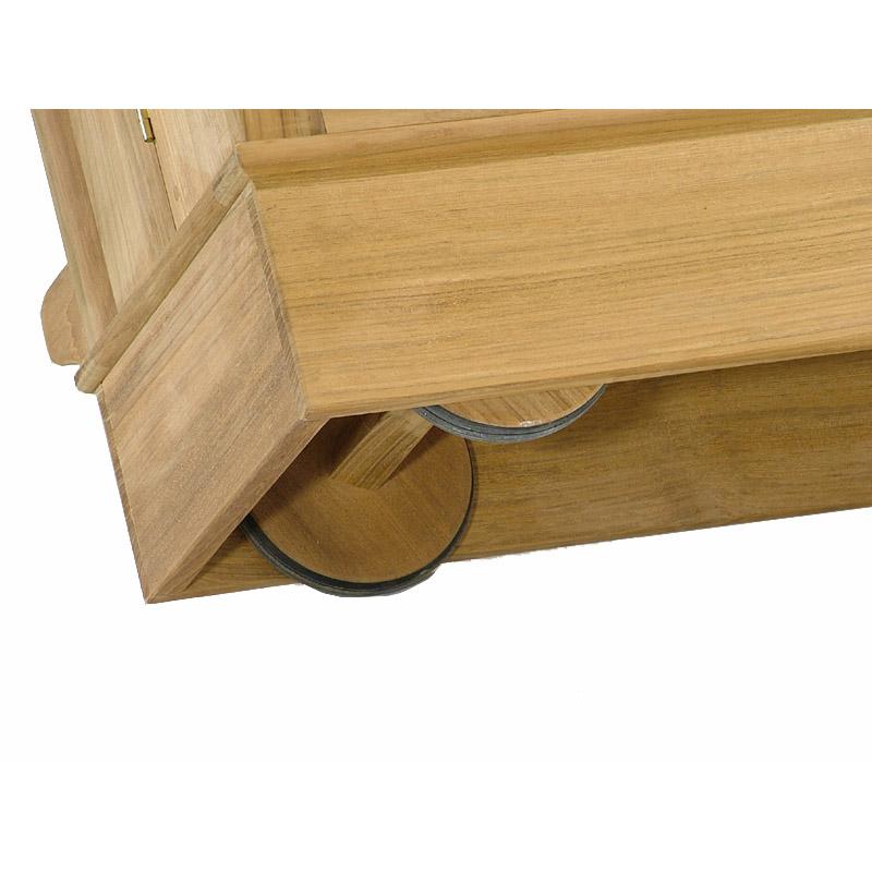alt="Somerset Teak Bar Foldable with Wheels - Picture G"