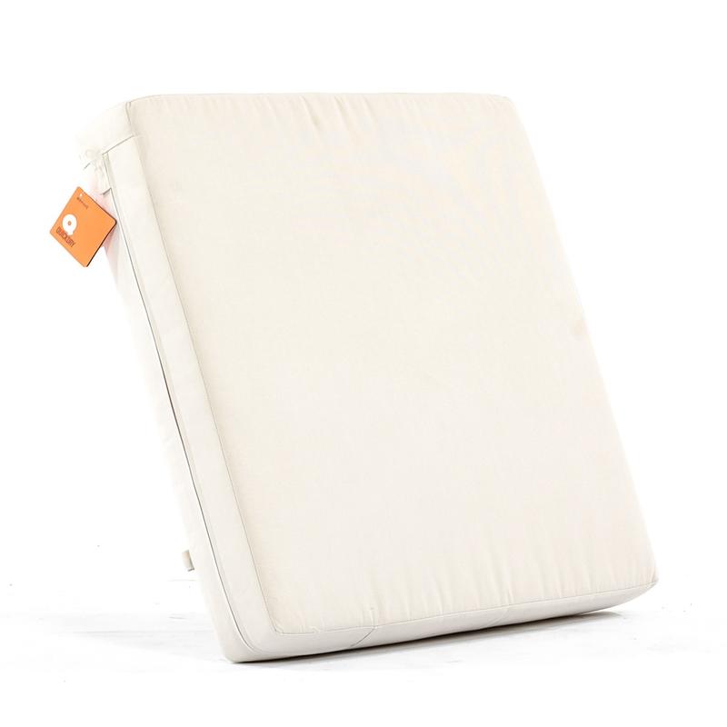 alt="31002 malaga synthetic wicker deep seating corner sectional seat cushion top view showing zippered side on white background"