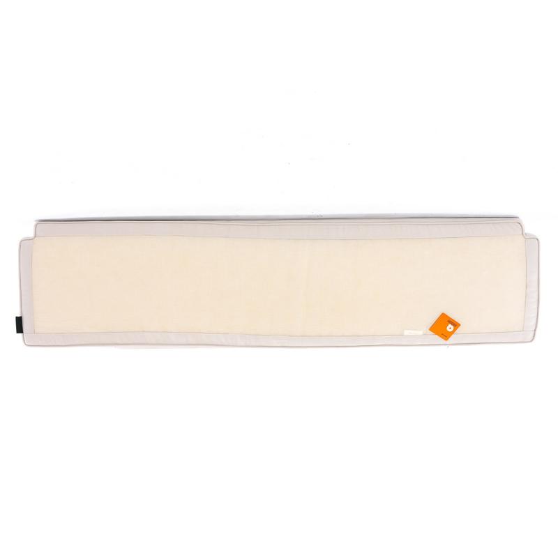 alt="71051MTO Sunbrella Bench Cushion 4 foot canvas color bottom view on white background"