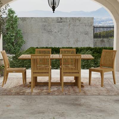 7 pc Pyramid Side Chair Dining Set