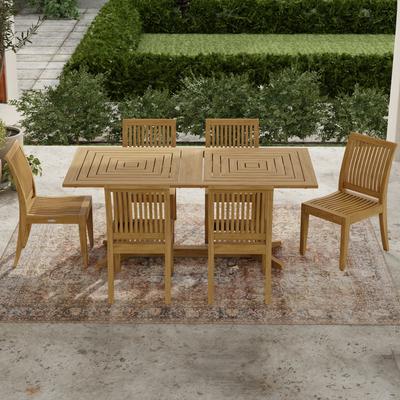 7 pc Pyramid Side Chair Dining Set