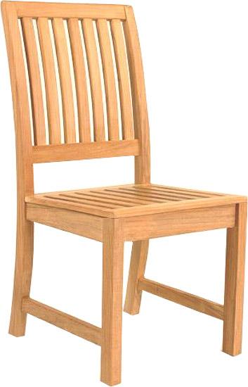 alt="Grand Hyatt 4 foot Round Teak Patio Dining Set - Picture C"