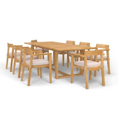 Horizon 9 pc Teak Dining Set