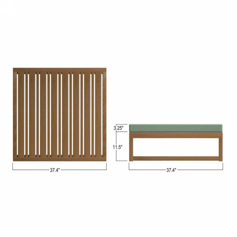 alt="18800RFDP Refurbished Maya Ottoman Coffee Table autocad on white background"