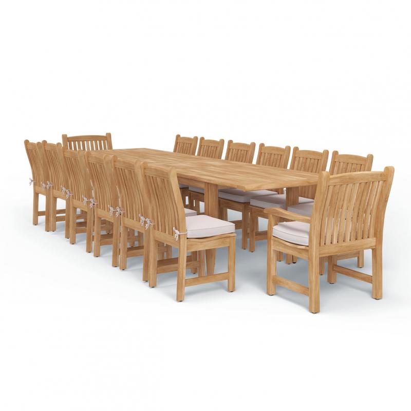 alt="Grand Laguna Rectangular Dining Set for 14 - Picture C"