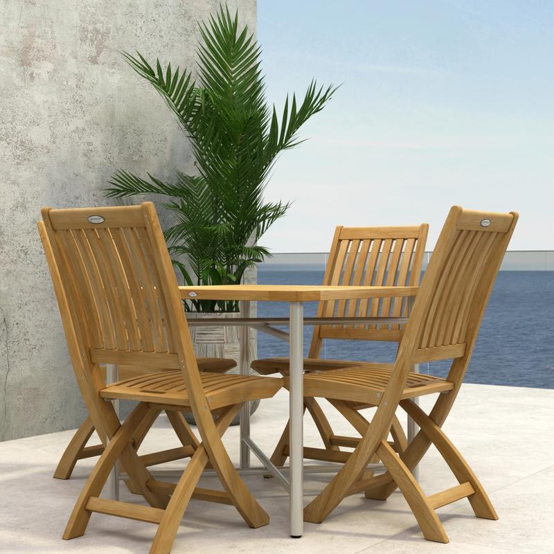 alt="Odyssey Square Barbuda Teak Dining Set - Picture A"