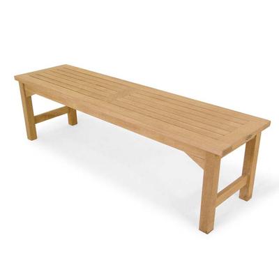 5 ft Veranda Teak Backless Bench