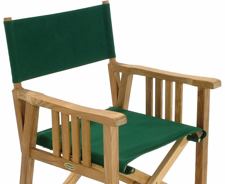 12555 Directors Chair Sunbrella Fabric Forest Green — picture A