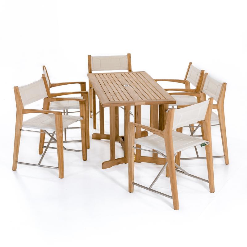 alt="70471 Odyssey Nevis Folding Dining Set on white background"