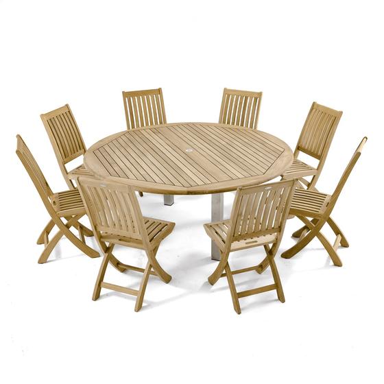 Vogue Teak Barbuda Dining Set for 8