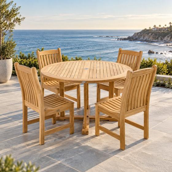 Veranda 4 ft Round Dining Set