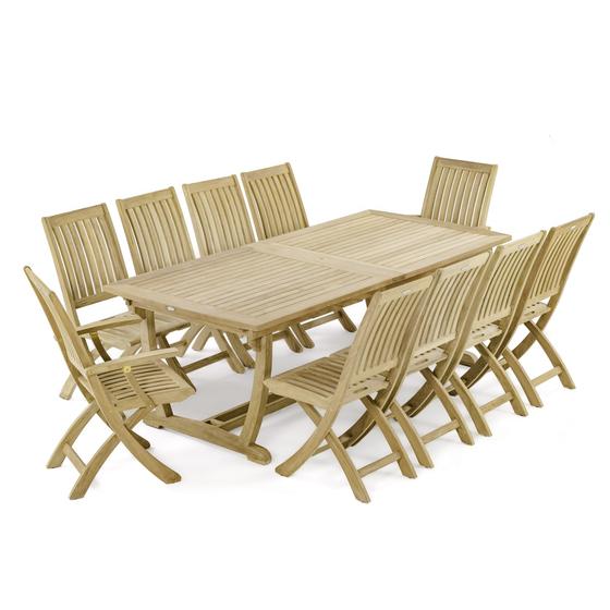 11 pc Veranda Barbuda Dining Set