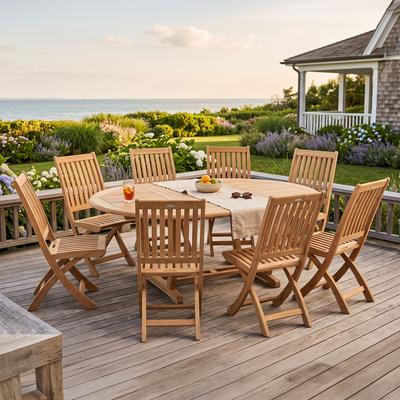9 pc Barbuda Martinique Dining Set