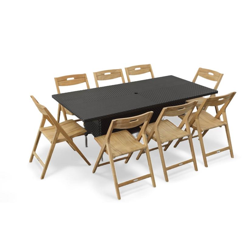 alt="Surf Valencia Rectangular Dining Set - Picture A"