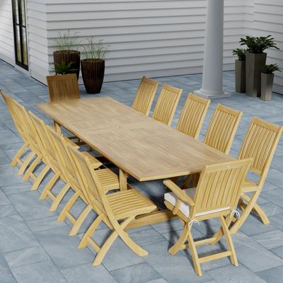 13 pc Grand Barbuda Teak Dining Set