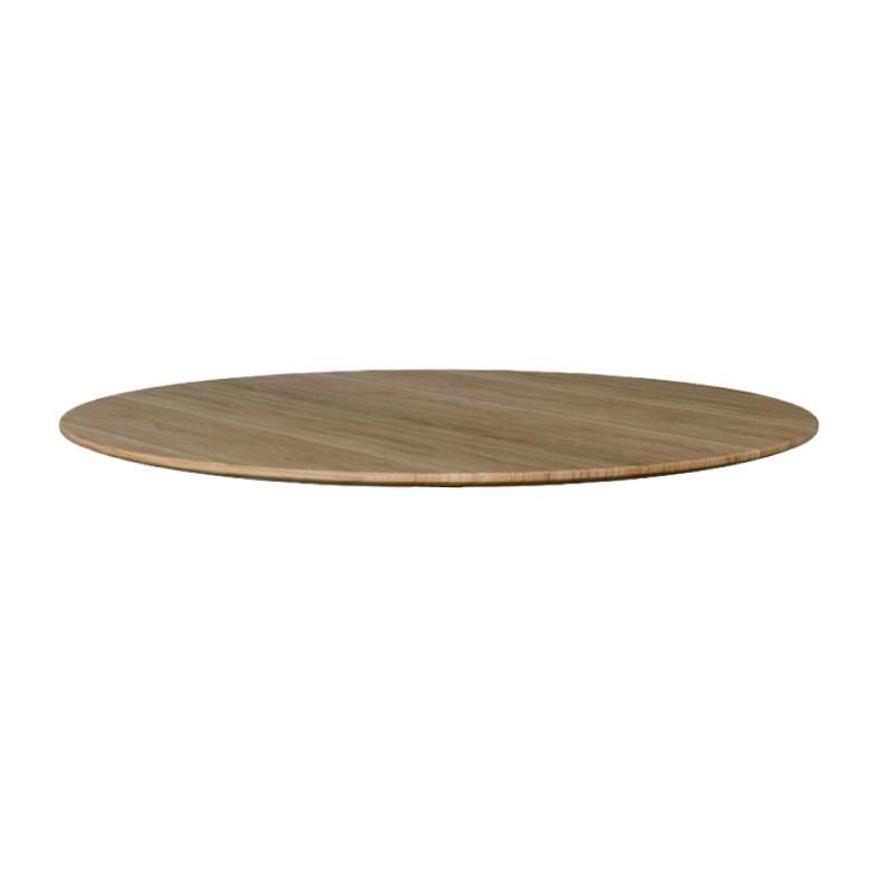 4 ft Dahlia Round Teak Dining Table Top — picture A