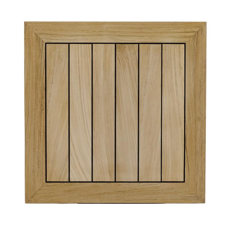 alt="70831 Vogue 32 inch square Table Top aerial view on white background"