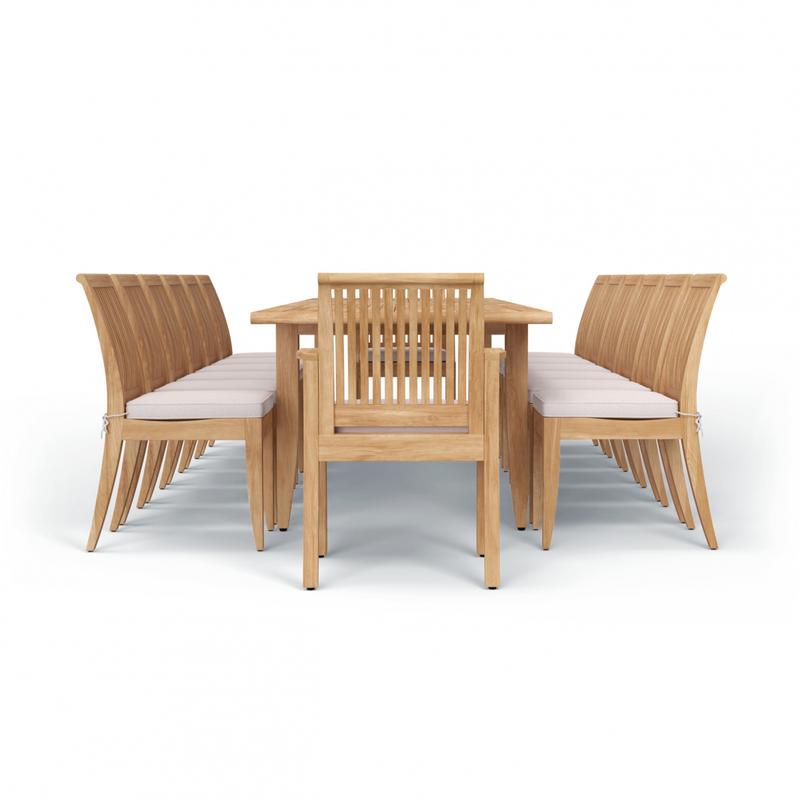 alt="Grand Laguna 15 pc Teak Dining Set - Picture D"