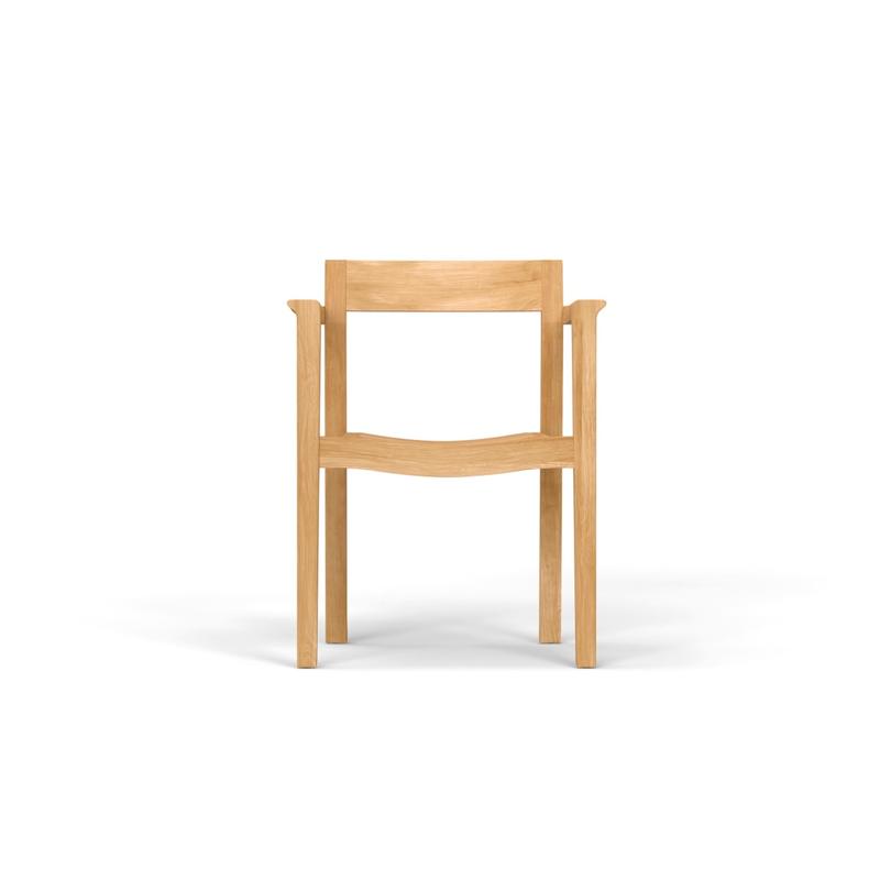 alt="Horizon Teak Dining Armchair - Picture E"