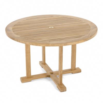 4ft Round Teak Dining Table