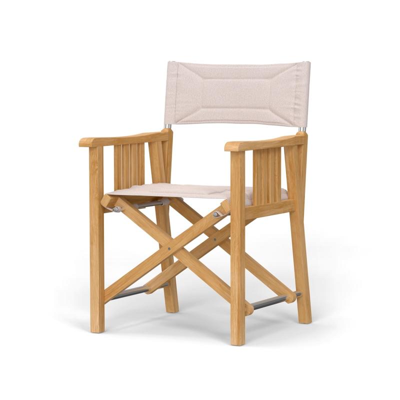 alt="15663S Nevis teak 5 foot long folding Dining Table angled view on white background"