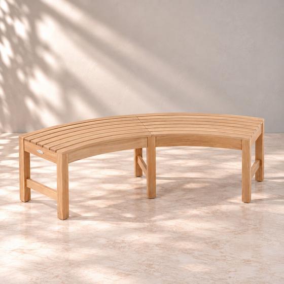 Buckingham Teak Backless Bench