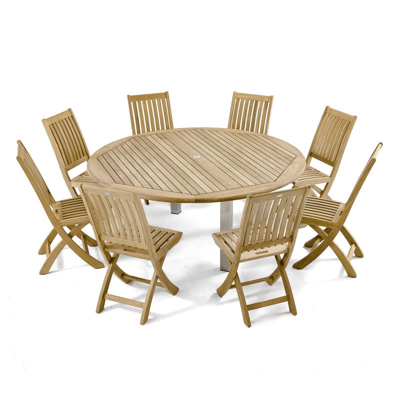 alt="Vogue Teak Barbuda Dining Set for 8 - Picture A"