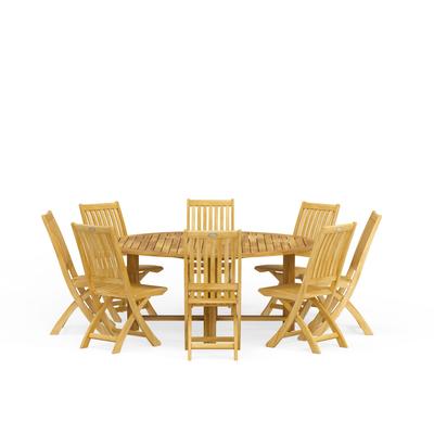 9 pc Buckingham Barbuda Dining Set