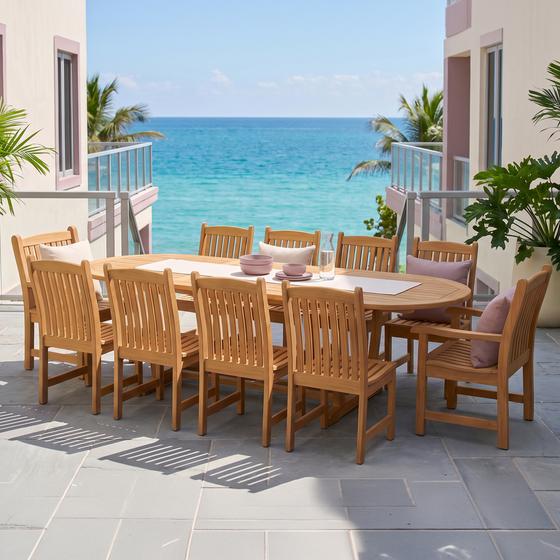 11 pc Montserrat Veranda Teak Dining Set