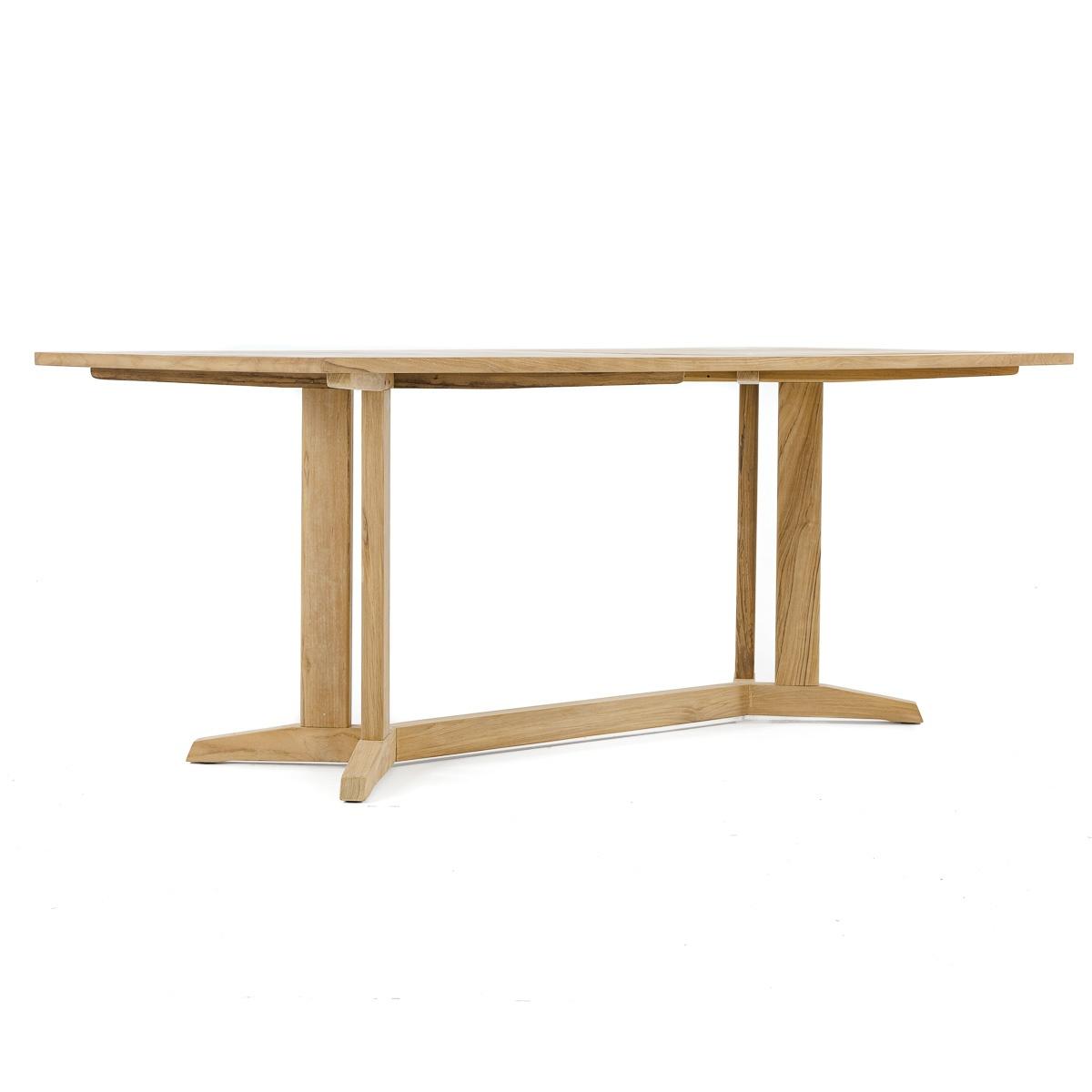 56 x 30 Rectangular Teak Dining Table — picture A