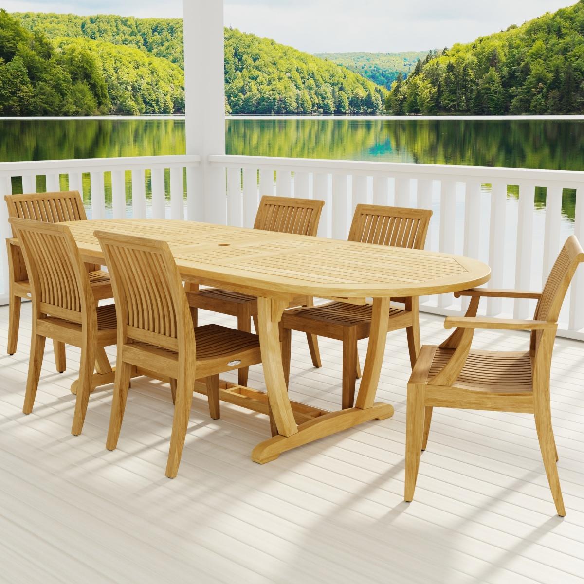 7 pc Montserrat Laguna Dining Set — picture A