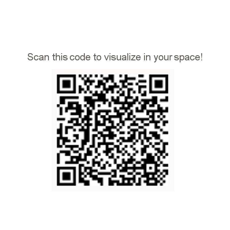 alt="70843 Barbuda Recliner 7 piece Teak Dining Set AR QR Code on white background"