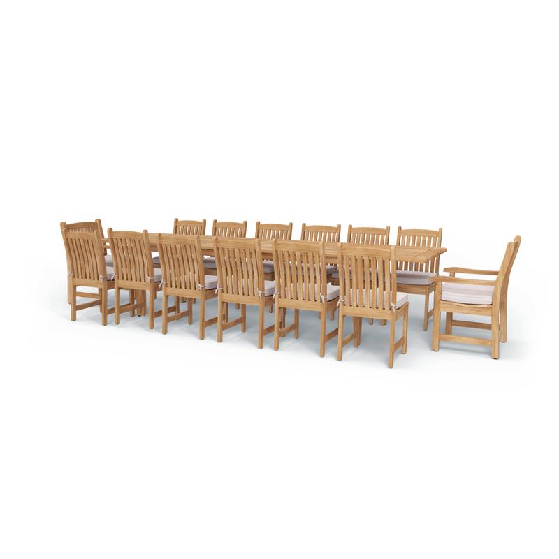 alt="Grand Laguna Rectangular Dining Set for 14 - Picture B"