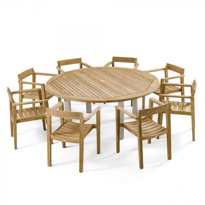 Horizon Vogue Teak Dining Set for 8
