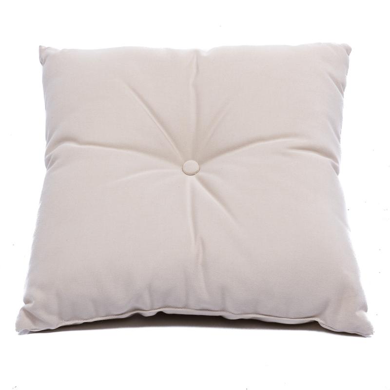 alt="71000MTO Solid Color Throw Pillow in canvas color top view on white background"