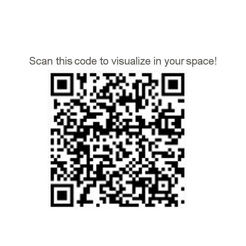 alt="70067 Buckingham teak Curved Bench Dining Set AR QR Code on white background"