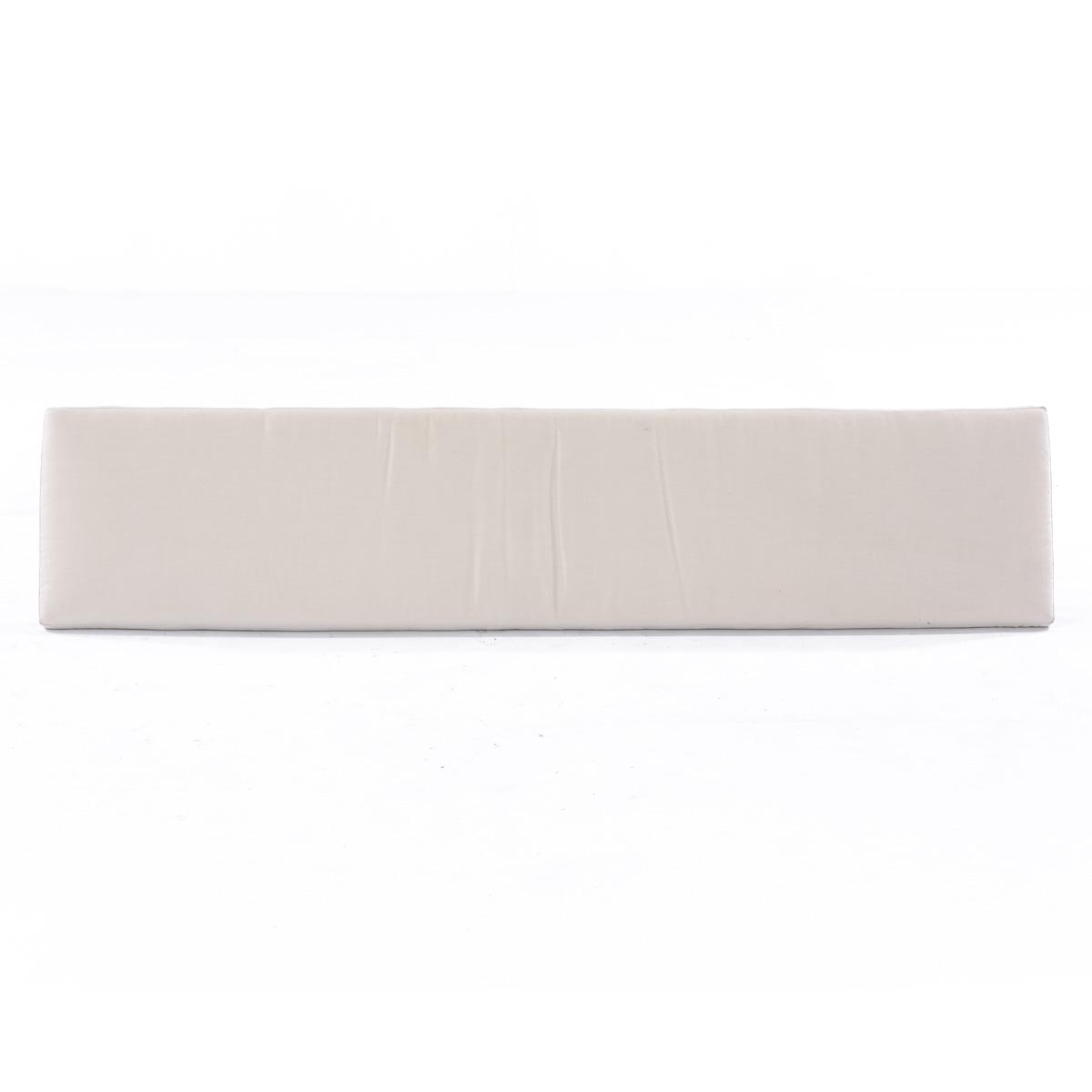 image of 73200MTO Vogue Bench Cushion 5 foot canvas color on white background